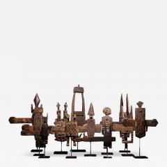 Collection of eleven old Bamana Dogon locks - 4277242