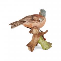 Collection of five bisque porcelain bird models - 4212705