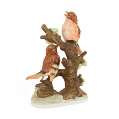 Collection of four 20th century bisque porcelain bird models - 4104120