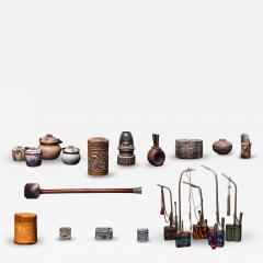 Collection of opium paraphernalia - 4277236