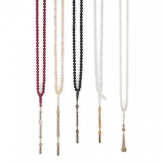 Collection of semi precious stones worry and prayer beads - 4230951