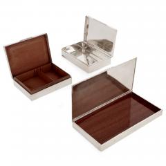 Collection of silver boxes - 3386196