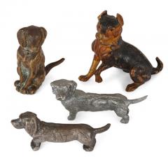 Collection of twenty metal dogs of various types - 3403204