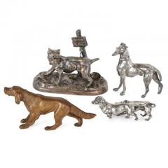 Collection of twenty metal dogs of various types - 3403205