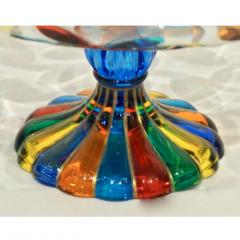 Colleoni Modern Set of 6 Crystal Murano Glass Cups / Bowls with