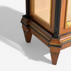 Colombo Mobili Biedermeier Style Cherrywood Vitrine Curio Cabinet 20th C  - 4102117