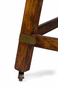 Colonial Anglo Indian Style Wood Brass Bound Wine Cooler on Stand - 4656508