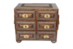 Colonial Brazilian Rosewood Miniature Chest - 3996229