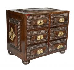 Colonial Brazilian Rosewood Miniature Chest - 3996230