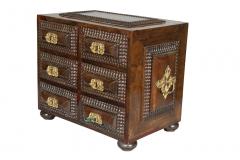 Colonial Brazilian Rosewood Miniature Chest - 3996233