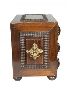 Colonial Brazilian Rosewood Miniature Chest - 3996349