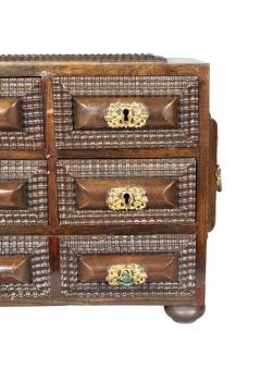 Colonial Brazilian Rosewood Miniature Chest - 3996361