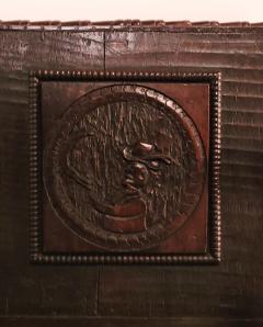 Colonial South American Carved Oak Small Bench circa 1840 - 2702948