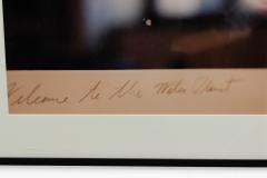 Color Photograph Detail Of A Photograph With Script - 3174088