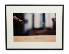 Color Photograph Detail Of A Photograph With Script - 3174096
