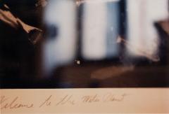 Color Photograph Detail Of A Photograph With Script - 3178984