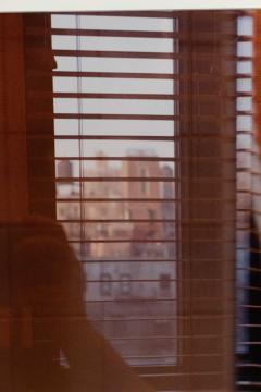Color Photograph Of A Viewer Looking Through Blinds - 3174099
