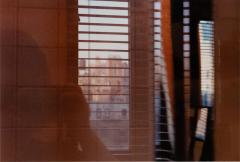 Color Photograph Of A Viewer Looking Through Blinds - 3178985