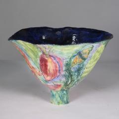 Colourful Pottery Finely Made Conical Shaped Centrepiece - 4189415