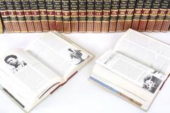 Complete Collection Gilt Leather Bound Book Set - 1960688