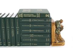 Complete Purdons Gilt Leather Bound Library Book Collection Set - 1960647