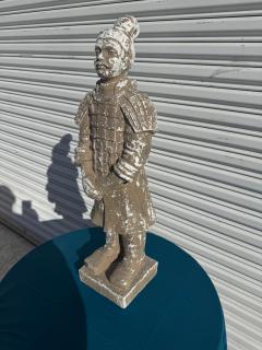 Composite Cast Asian Warrior Garden Sculpture 27  - 4519179