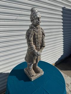 Composite Cast Asian Warrior Garden Sculpture 27  - 4519248