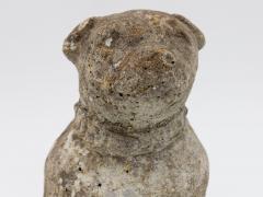 Composite Stone Bull Dog Garden Ornament England 1970s - 4812041