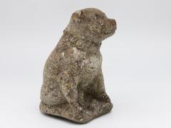 Composite Stone Bull Dog Garden Ornament England 1970s - 4812042