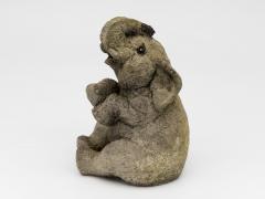 Composite Stone Elephant Garden Statue England Late 20th C  - 4639136