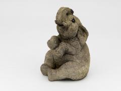 Composite Stone Elephant Garden Statue England Late 20th C  - 4639141