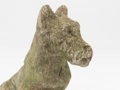 Composite Stone Scottie or Westie Dog English Mid 20th C  - 4597918