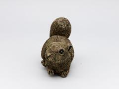 Composite Stone Squirrel Garden Ornament English 20th Century - 4639415