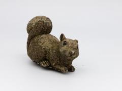 Composite Stone Squirrel Garden Ornament English 20th Century - 4639416