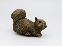 Composite Stone Squirrel Garden Ornament English 20th Century - 4639417