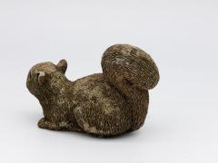 Composite Stone Squirrel Garden Ornament English 20th Century - 4639418