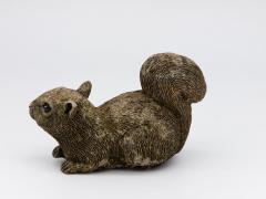 Composite Stone Squirrel Garden Ornament English 20th Century - 4639419