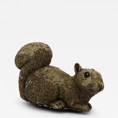 Composite Stone Squirrel Garden Ornament English 20th Century - 4640571