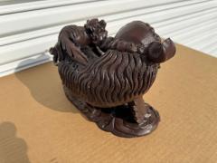 Composite cast Mother Foo Dog with Pup - 4438144