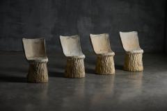 Concrete Tree Trunk Garden Set France 20th Century - 4157305