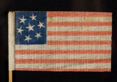 Confederate Sympathizer Parade Flag with 7 Whimsical Stars 1861 - 126622