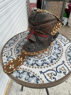 Congolese Kuba Bwoon Helmet Mask - 4398043