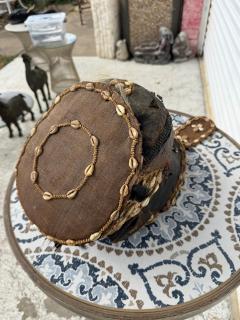 Congolese Kuba Bwoon Helmet Mask - 4398117