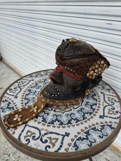 Congolese Kuba Bwoon Helmet Mask - 4398134