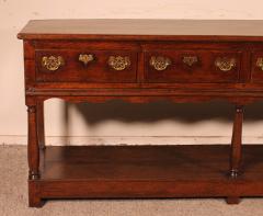 Console Called Dresser In Oak 18 Century Wales - 3092418