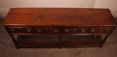 Console Called Dresser In Oak 18 Century Wales - 3092425