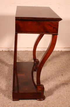 Console En Acajou poque Restauration 19 Si cle - 3296734