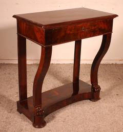 Console En Acajou poque Restauration 19 Si cle - 3296735