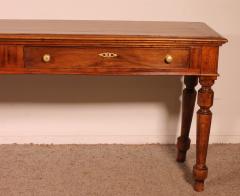 Console In Cherry Wood With Two Drawers 19 Century From France - 3542746