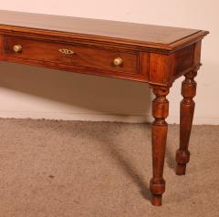 Console In Cherry Wood With Two Drawers 19 Century From France - 3542751